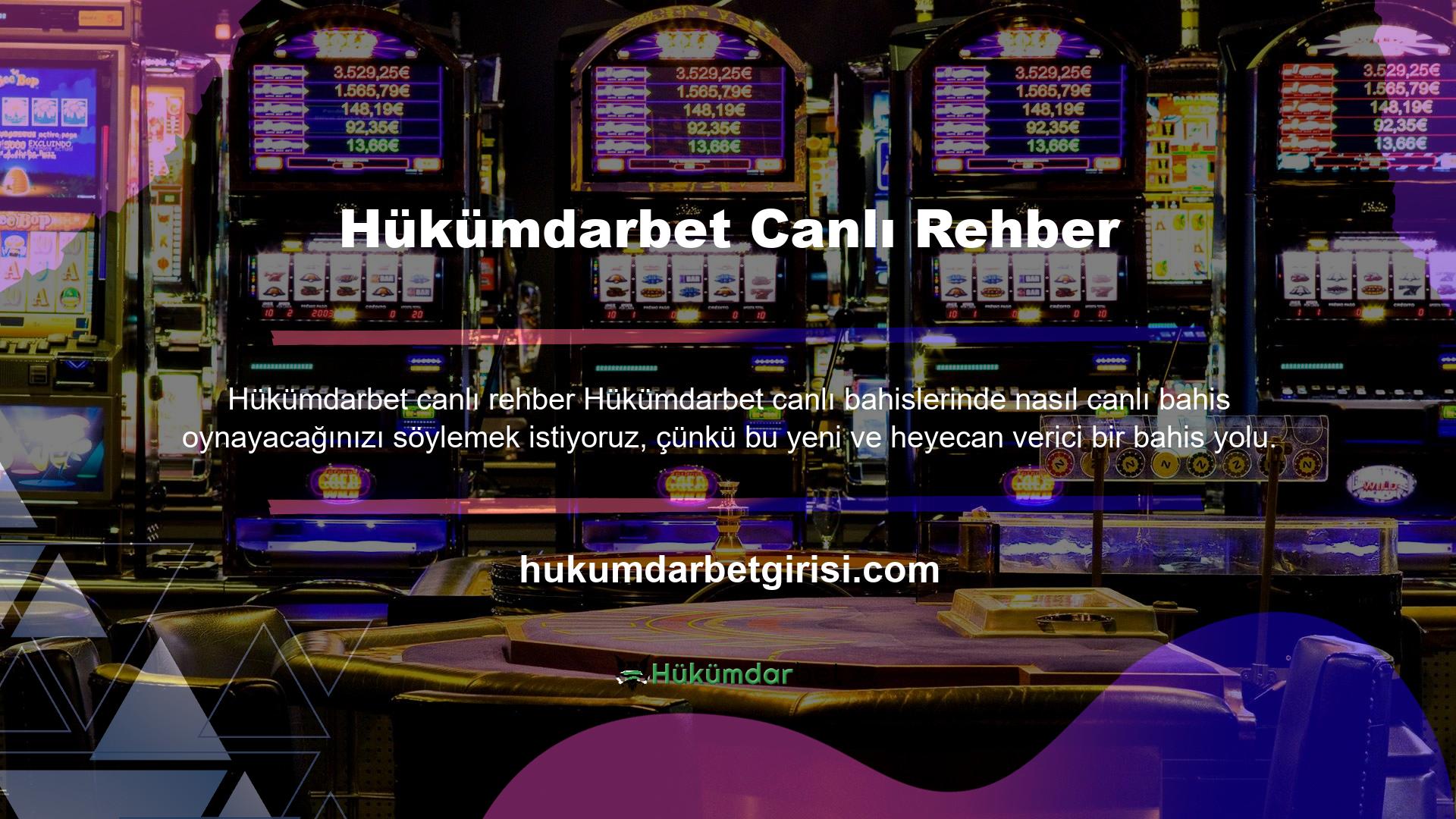Canlı bahis, yeni ve heyecan verici bir bahis yoludur ve Hükümdarbet Live Betting'de nasıl oynayacağını açıklamak istiyoruz